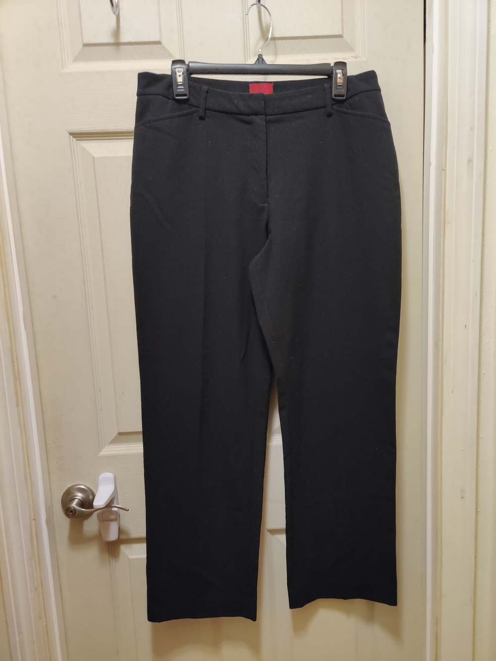 212 Collection Black Straight-Leg Dress Pants